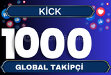 ⭐️[GARANTİLİ] 1000 KİCK TAKİPÇİ | KALİTELİ⭐️