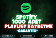 ⭐️[GARANTİLİ] 1000 SPOTİFY PLAYLİST KAYDETME⭐️