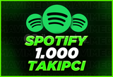 (GARANTİLİ) 1.000 SPOTİFY Takipçi/Playist