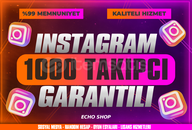 ⭐[GARANTİLİ] 1000 Takipçi⭐