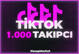 ⭐ GARANTİLİ ⭐1.000 TAKİPÇİ