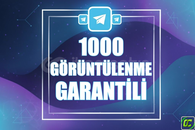 ⭐️ [GARANTİLİ] 1000 TELEGRAM GÖRÜNTÜLENME ⭐