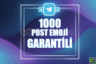 ⭐️ [GARANTİLİ] 1000 TELEGRAM POST EMOJİ⭐