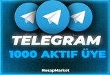 ⭐ GARANTİLİ ⭐1.000 TELEGRAM AKTİF ÜYE