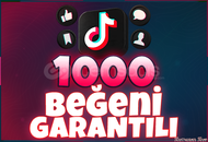⚡[GARANTİLİ] 1000 TİKTOK BEĞENİ⚡