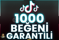 ⭐️ [GARANTİLİ] 1000 TİKTOK BEĞENİ ⭐