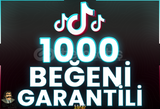 ⭐️ [GARANTİLİ] 1000 TİKTOK BEĞENİ ⭐