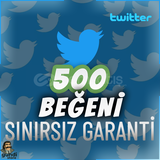 ⭐️ [GARANTİLİ] 500 TWİTTER BEĞENİ ⭐