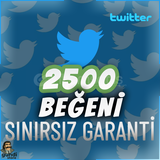 ⭐️ [GARANTİLİ] 2500 TWİTTER BEĞENİ ⭐