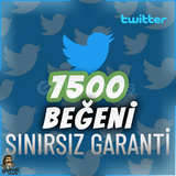 ⭐️ [GARANTİLİ] 7500 TWİTTER BEĞENİ ⭐