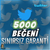 ⭐️ [GARANTİLİ] 5000 TWİTTER BEĞENİ ⭐