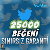 ⭐️ [GARANTİLİ] 25000 TWİTTER BEĞENİ ⭐