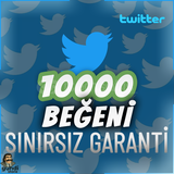 ⭐️ [GARANTİLİ] 10000 TWİTTER BEĞENİ ⭐