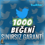 ⭐️ [GARANTİLİ] 1000 TWİTTER BEĞENİ ⭐