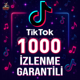 ⭐️ [GARANTİLİ] 1000 TİKTOK İZLENME ⭐