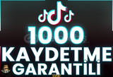 ⭐️ [GARANTİLİ] 1000 TİKTOK KAYDETME ⭐