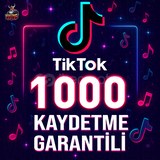 ⭐️ [GARANTİLİ] 1000 TİKTOK KAYDETME ⭐