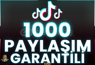⭐️ [GARANTİLİ] 1000 TİKTOK PAYLAŞIM ⭐