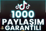 ⭐️ [GARANTİLİ] 1000 TİKTOK PAYLAŞIM ⭐