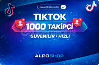 [Garantili] 1000 TİKTOK TAKİPÇİ EN KALİTELİSİ⭐