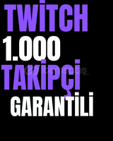 ⭐[GARANTİLİ] 1.000 TWİTCH TAKİPÇİ