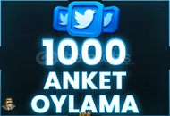 ⭐️ [GARANTİLİ] 1000 TWİTTER ANKET OYLAMA ⭐