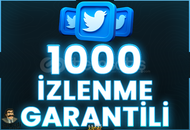 ⭐️ [GARANTİLİ] 1000 TWİTTER İZLENME ⭐