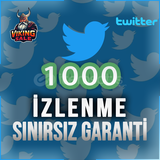 ⭐️ [GARANTİLİ] 1000 TWİTTER İZLENME⭐