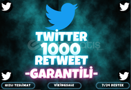 ⭐️[GARANTİLİ] 1000 TWİTTER RETWEET⭐️