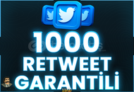 ⭐️ [GARANTİLİ] 1000 TWİTTER RETWEET ⭐