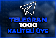 GARANTİLİ | 1000 ÜYE TELEGRAM PREMİUM SERVİS