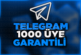 GARANTİLİ | 1000 ÜYE TELEGRAM PREMİUM SERVİS