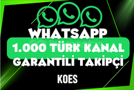 ⭐GARANTİLİ⭐1.000 WHATSAPP KANAL TAKİPÇİ ⭐GARANTİLİ⭐1.000 WHATSAPP KANAL TAKİPÇİ