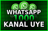 ⭐[GARANTILI] 1000 WHATSAPP KANAL UYESI⭐