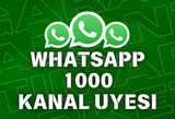 ⭐[GARANTILI] 1000 WHATSAPP KANAL UYESI⭐