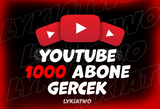 ⭐️GARANTİLİ⭐️ 1000 Youtube Abone