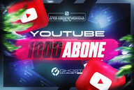 ✨ GARANTILI | 1.000 Youtube Gerçek Abone