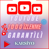 ⭐️GARANTİLİ⭐️ -1000 YOUTUBE İZLENME- TELAFİLİ 