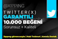 GARANTİLİ | 10000 BEĞENİ TWİTTER | KALİTELİ