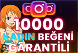 ⭐️ [GARANTİLİ] 10000 İNSTAGRAM KADIN BEĞENİ ⭐
