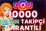 ⭐️ [GARANTİLİ] 10000 İNSTAGRAM KADIN TAKİPÇİ ⭐