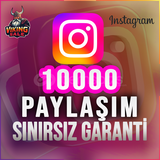 ⭐️ [GARANTİLİ] 10000 İNSTAGRAM PAYLAŞIM ⭐