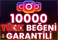 ⭐️ [GARANTİLİ] 10000 İNSTAGRAM TÜRK BEĞENİ ⭐