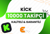 ⭐️ [GARANTİLİ] 10000 KİCK TAKİPÇİ ⭐