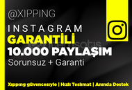 GARANTİLİ | 10000 PAYLAŞIM İNSTAGRAM