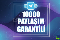 ⭐️ [GARANTİLİ] 10000 TELEGRAM PAYLAŞIM ⭐