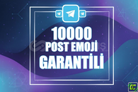 ⭐️ [GARANTİLİ] 10000 TELEGRAM POST EMOJİ⭐