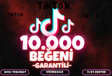 ⭐️ [GARANTİLİ] 10.000 TİKTOK BEĞENİ ⭐