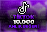 GARANTİLİ | 10000 TİKTOK BEĞENİ | HIZLI