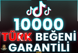 ⭐️ [GARANTİLİ] 10000 TİKTOK TÜRK BEĞENİ ⭐